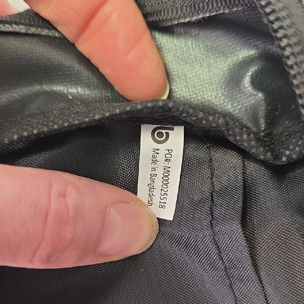 Gray and Black Unisex Backpack‎ For School Travel Work New
